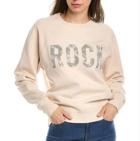 Zadig & Voltaire Cotton Camo Rock Strass Sweatshirt