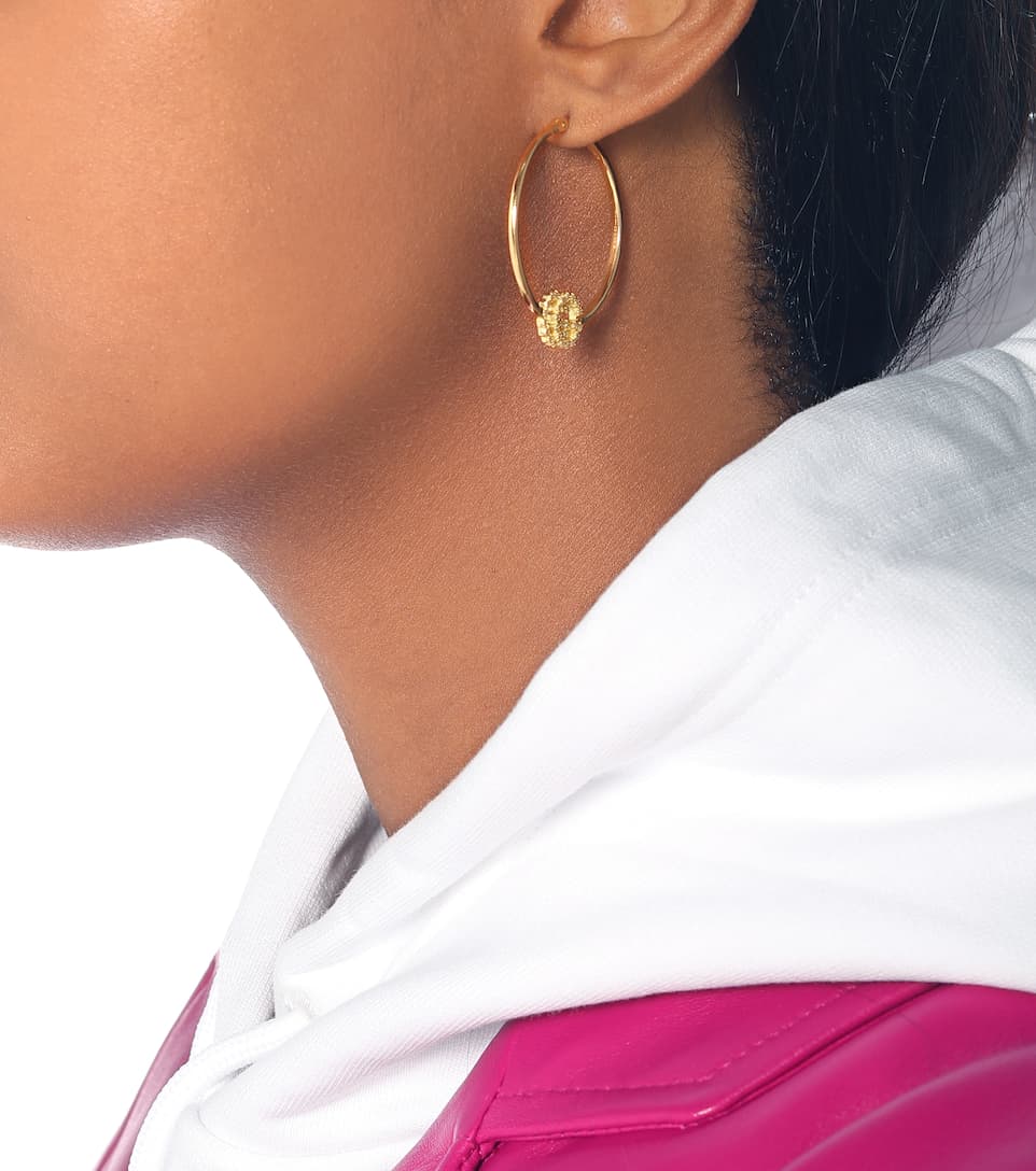 Gucci Interlocking G Hoop Earrings | Harrods SA