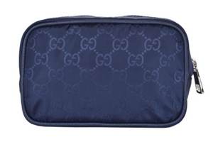 Gucci GG Guccissima Small Cosmetic Bag in Tide Blue