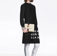 Load image into Gallery viewer, Gucci Rajah Leather Shoulder Bag in White