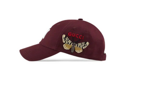 Gucci Baseball Cap With Ny Yankees™ Patch In Red
