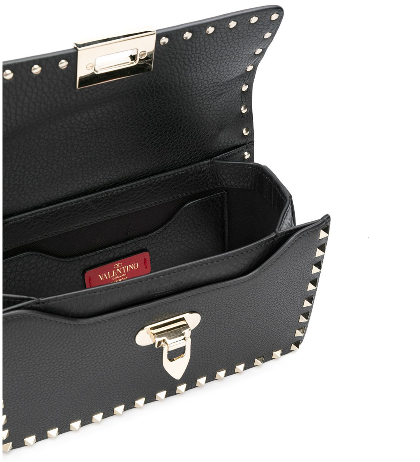 Valentino Garavani Rockstud Small Shoulder Bag in Black