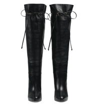 Load image into Gallery viewer, Gucci Leather Knee High Boots in Black