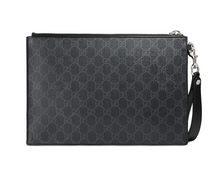 Load image into Gallery viewer, Gucci GG Supreme Night Courrier Pouch in Gray