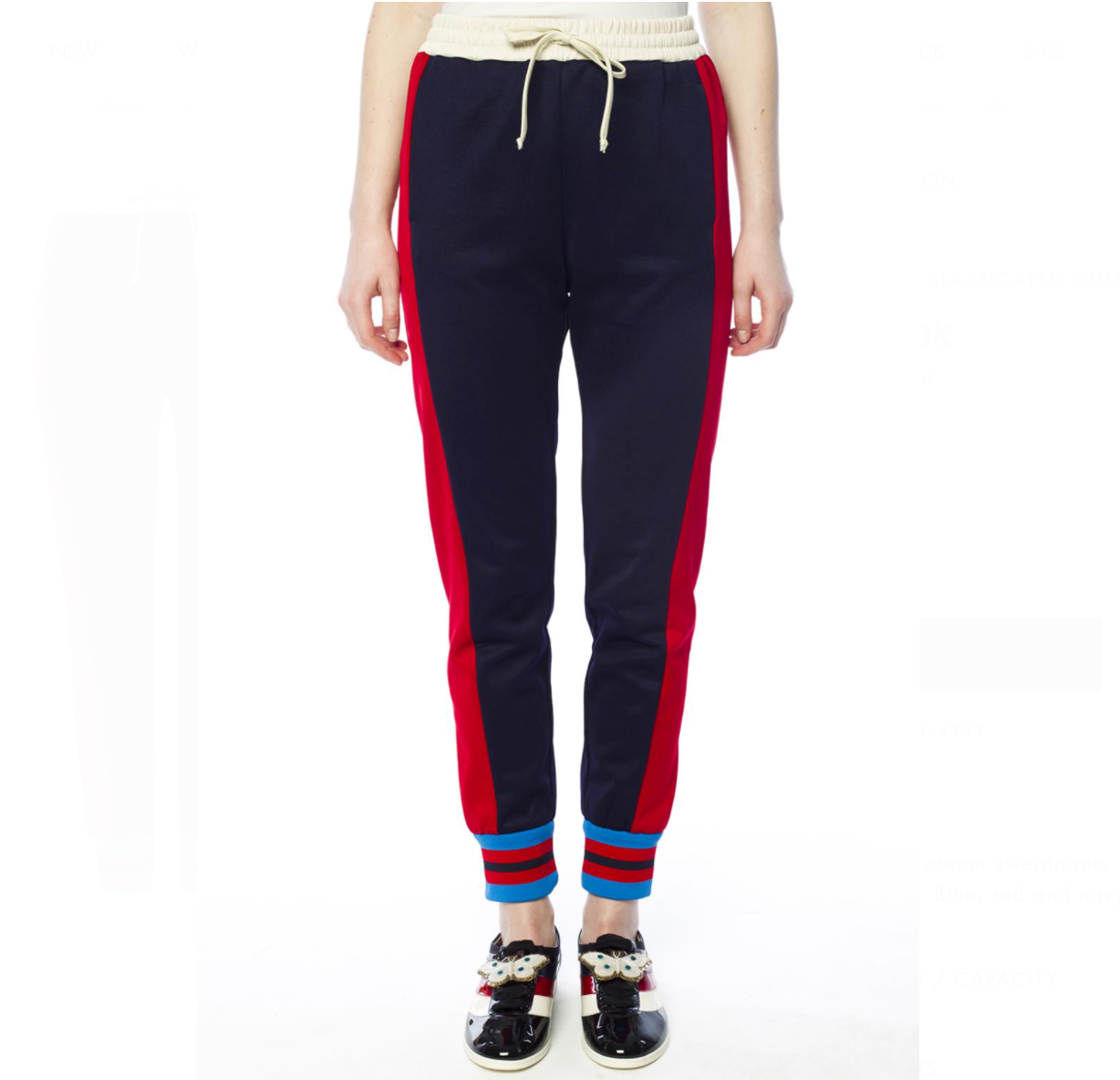 Gucci Striped Cotton-blend Pants Blue – Gavriel.us