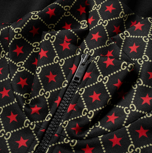 Gucci GG Star Print Track Jacket in Black