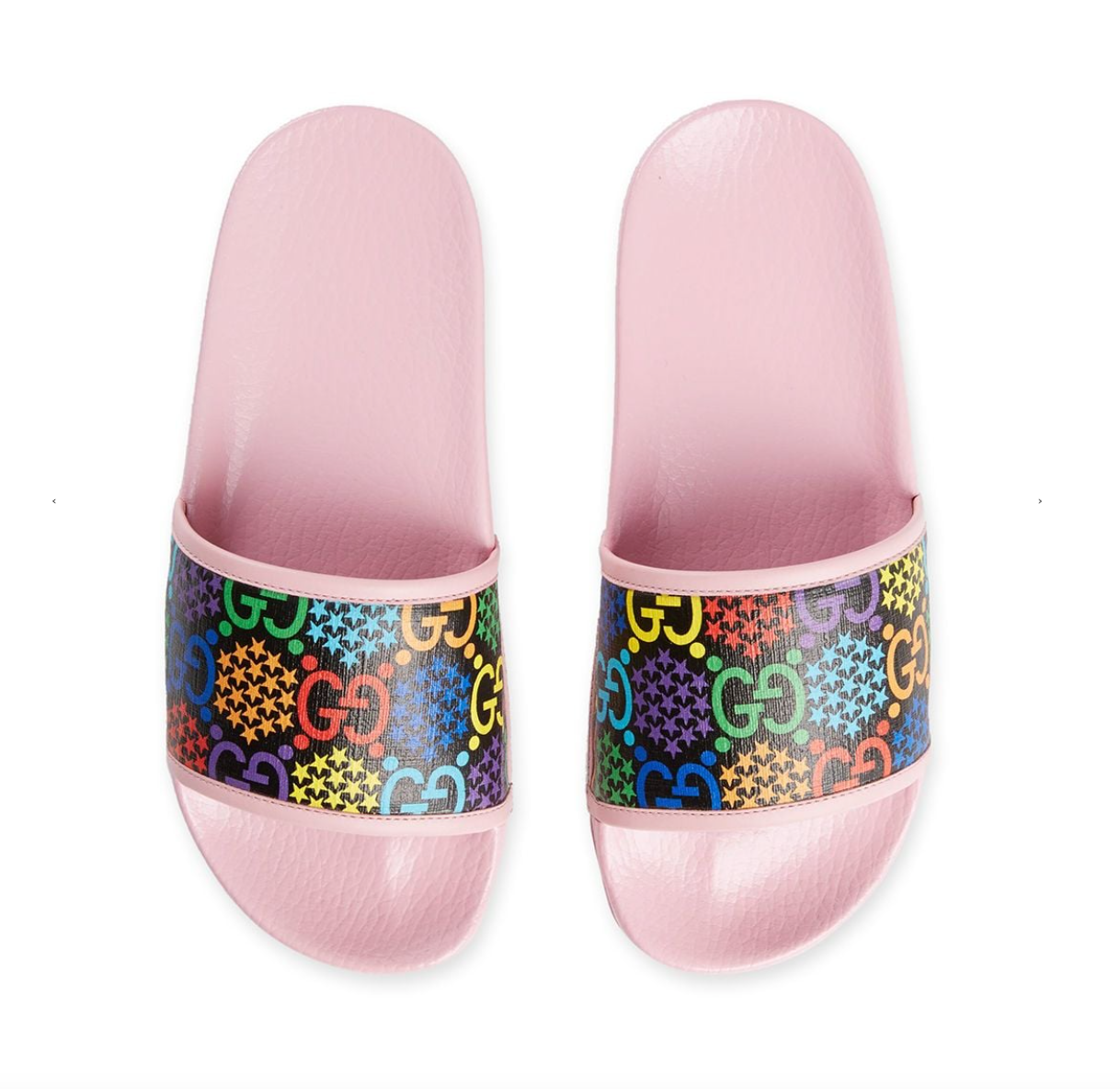 Gucci GG Psychedelic Slide Sandals in Pink Gavriel.us