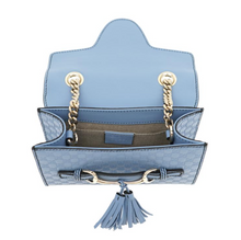 Load image into Gallery viewer, Gucci Emily Shoulder Bag in Mineral Blue