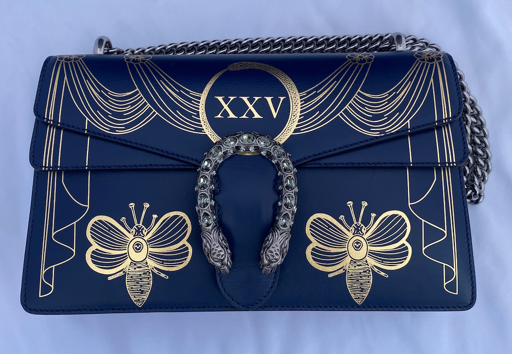 Gucci hand 2025 painted bag