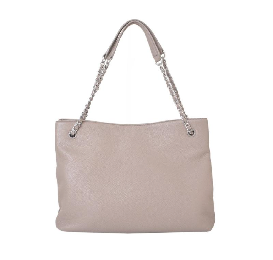 Tory Burch Britten Triple Compartment Tote in French Gray