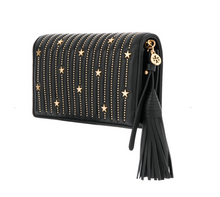 Load image into Gallery viewer, Tory Burch Fleming Star Stud Flat Shoulder Bag