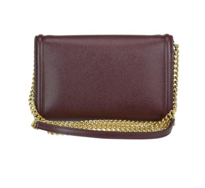 Salvatore Ferragamo Fiocco Vara Mini Bag in Wine