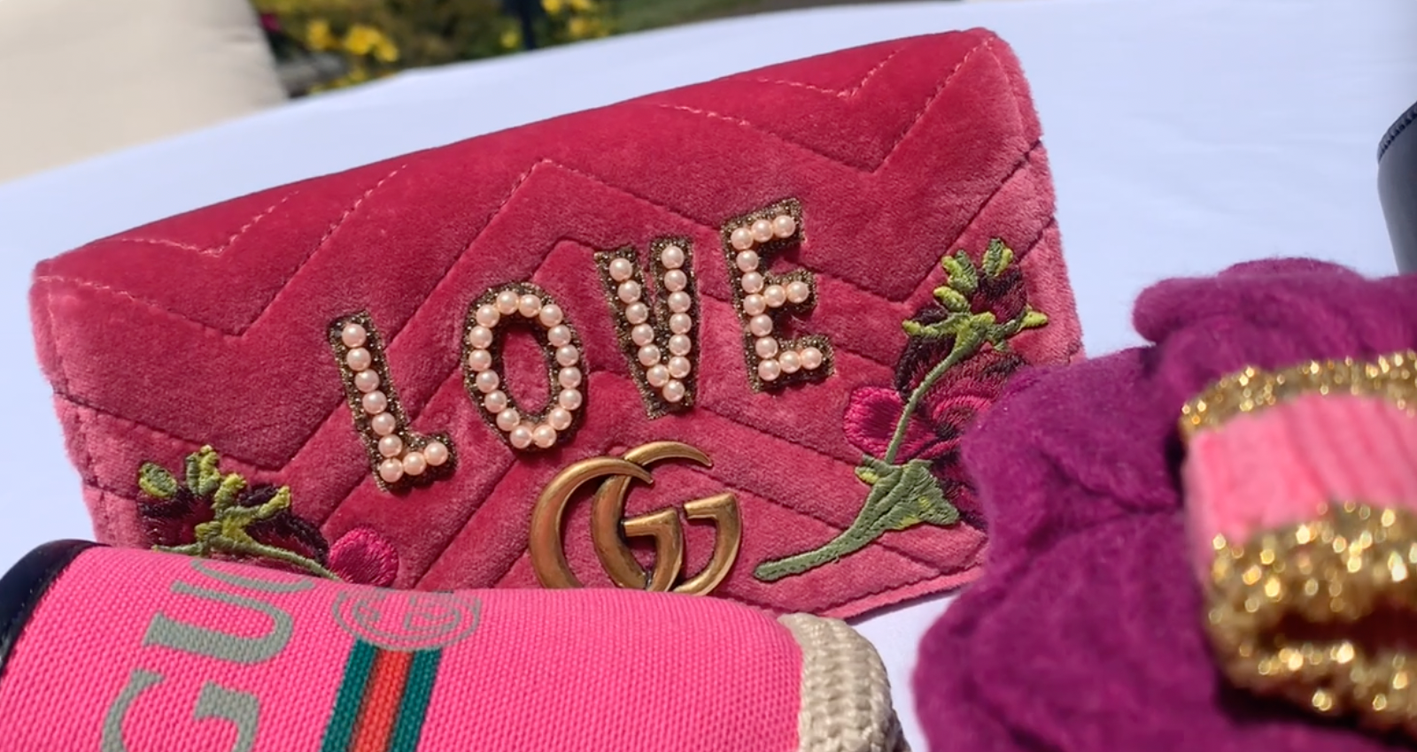 Gucci marmont 2025 woc pink