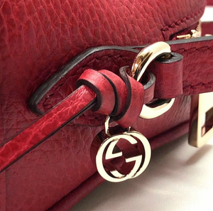 Gucci Canvas Supreme Camera Bag Red