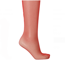 Load image into Gallery viewer, Gucci Nettina Fishnet Tights in Washed Rose Red