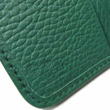 Load image into Gallery viewer, Gucci Original GG Canvas French Wallet in Beige and Emerald Green
