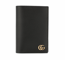 Load image into Gallery viewer, Gucci GG Marmont Passport Holder in Black