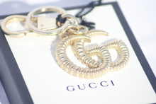 Load image into Gallery viewer, Gucci Interlocking GG Brass Key Ring