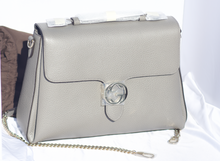 Load image into Gallery viewer, Gucci Large Top Handle Interlocking GG Crossbody in Gray