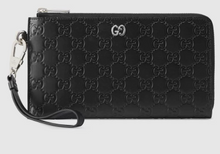 Load image into Gallery viewer, Gucci Guccissima Print Zip Around Wristlet with Removable Strap