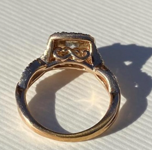 Gavriel 14K Genuine Diamond Ring