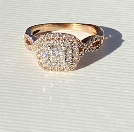 Gavriel 14K Genuine Diamond Ring