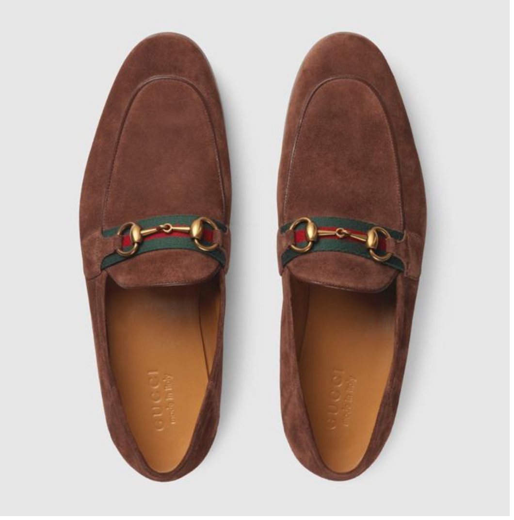 Gucci web loafers sales