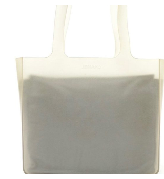 PREOWNED Chanel Silicone Gray Handbag