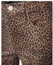 Load image into Gallery viewer, FRAME le Crop Mini Coated Bootcut Jeans in Leopard