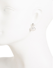 Load image into Gallery viewer, Gucci Love Britt G Heart Earrings in Silver