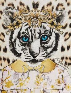 Roberto Cavalli Baby Girl Leopard Print Shirt