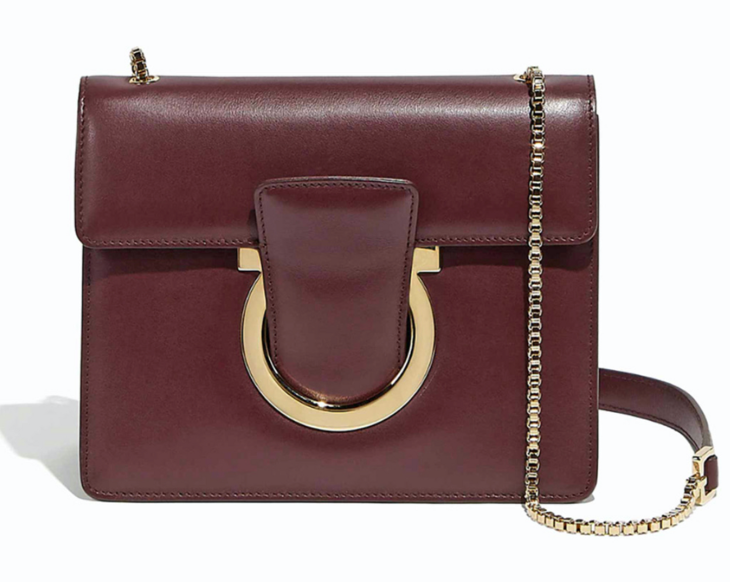 Salvatore Ferragamo Thalia Crossbody Bag in Wine