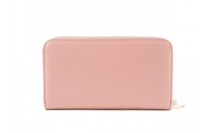 Salvatore Ferragamo Gancini Long Wallet in Antique Rose