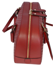 Load image into Gallery viewer, Gucci Microguccissima Medium Satchel in Red