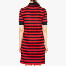 Load image into Gallery viewer, Gucci Striped Cotton Knit Polo Dress