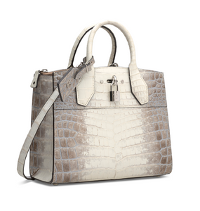 Louis Vuitton City Steamer Bag Taupe Matte Crocodile Limited Edition New  w/Box