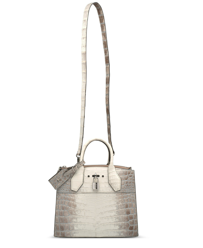 Louis Vuitton Limited Edition City Steamer Bag Taupe Matte Crocodile –  Mightychic