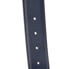 Load image into Gallery viewer, Gucci Interlocking GG Calfskin Belt in Cobalt Blue