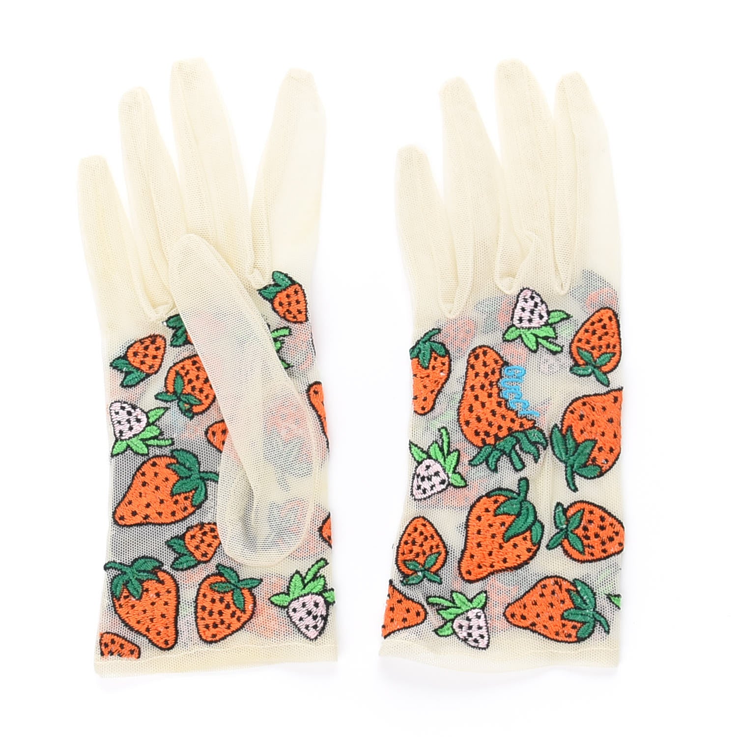 Gucci, Embroidered tulle gloves, NET-A-PORTER.COM