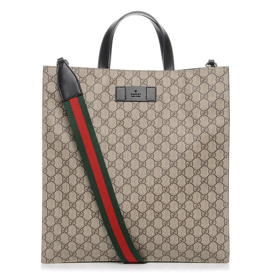 Gucci Soft GG Supreme Tote in Beige