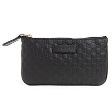 Load image into Gallery viewer, Gucci Microguccissima Key Chain Coin Pouch in Black