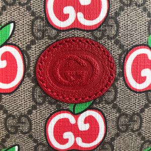 Gucci GG Supreme Canvas Apple Shoulder Bag