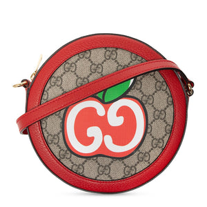 Gucci GG Supreme Canvas Apple Round Shoulder Bag