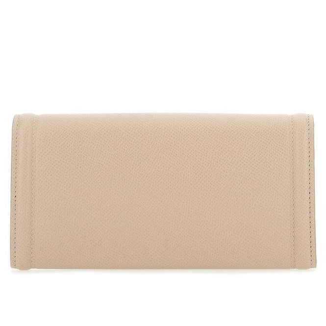 Salvatore Ferragamo Vara Bow Long Wallet in Macadamia Beige