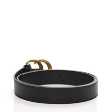 Load image into Gallery viewer, Gucci Black Belt with GG Buckle