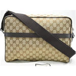Gucci GG Monogram Canvas Messenger Bag in Beige –