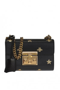 Gucci Padlock Bee Star Handbag with Chain