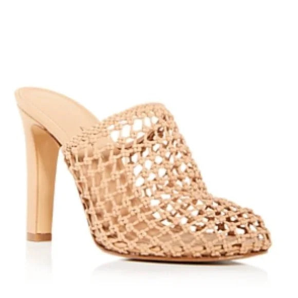 Salvatore Ferragamo Ellas X5 Caged Leather Heel Mules