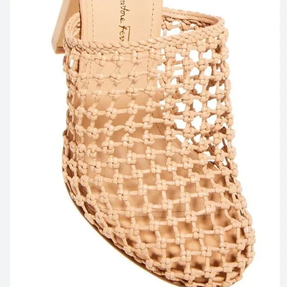 Salvatore Ferragamo Ellas X5 Caged Leather Heel Mules