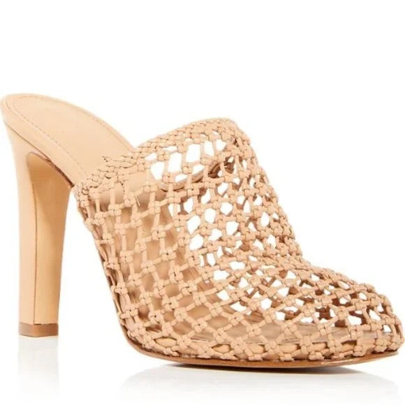 Salvatore Ferragamo Ellas X5 Caged Leather Heel Mules